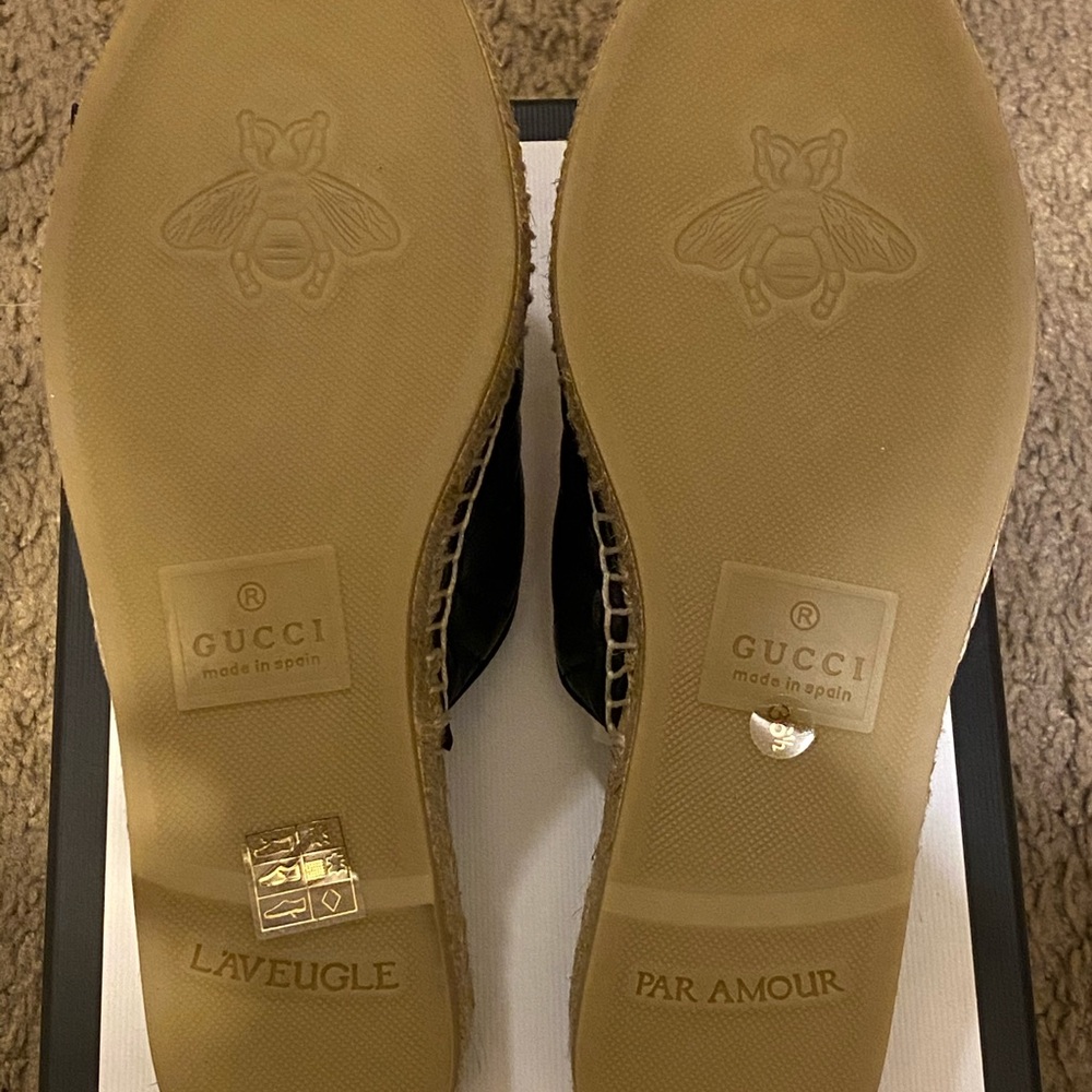 ❌SOLD❌NIB Gucci with dustbag espadrille mules - Picture 4 of 4